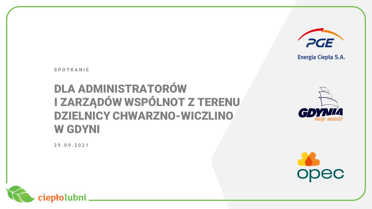 Spotkanie dla administratorów i zarządów wspólnot