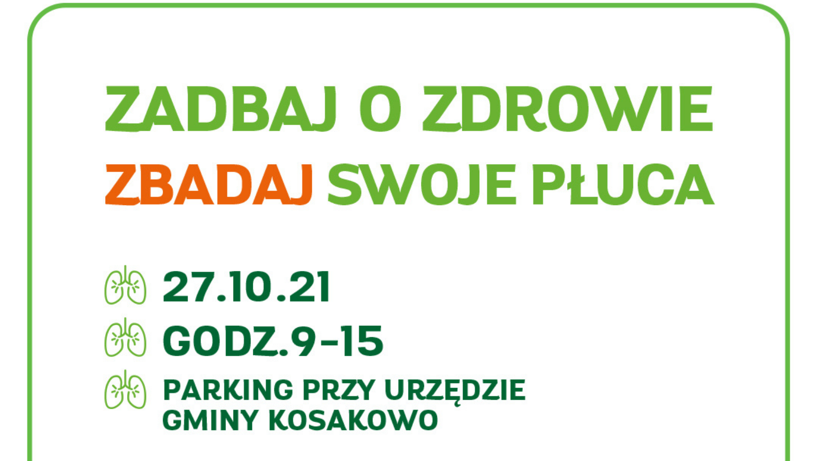 Ciepłolubni zapraszają na badanie spirometryczne